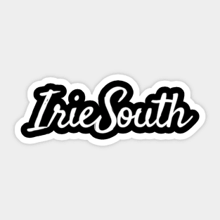 IrieSouth White Font Sticker